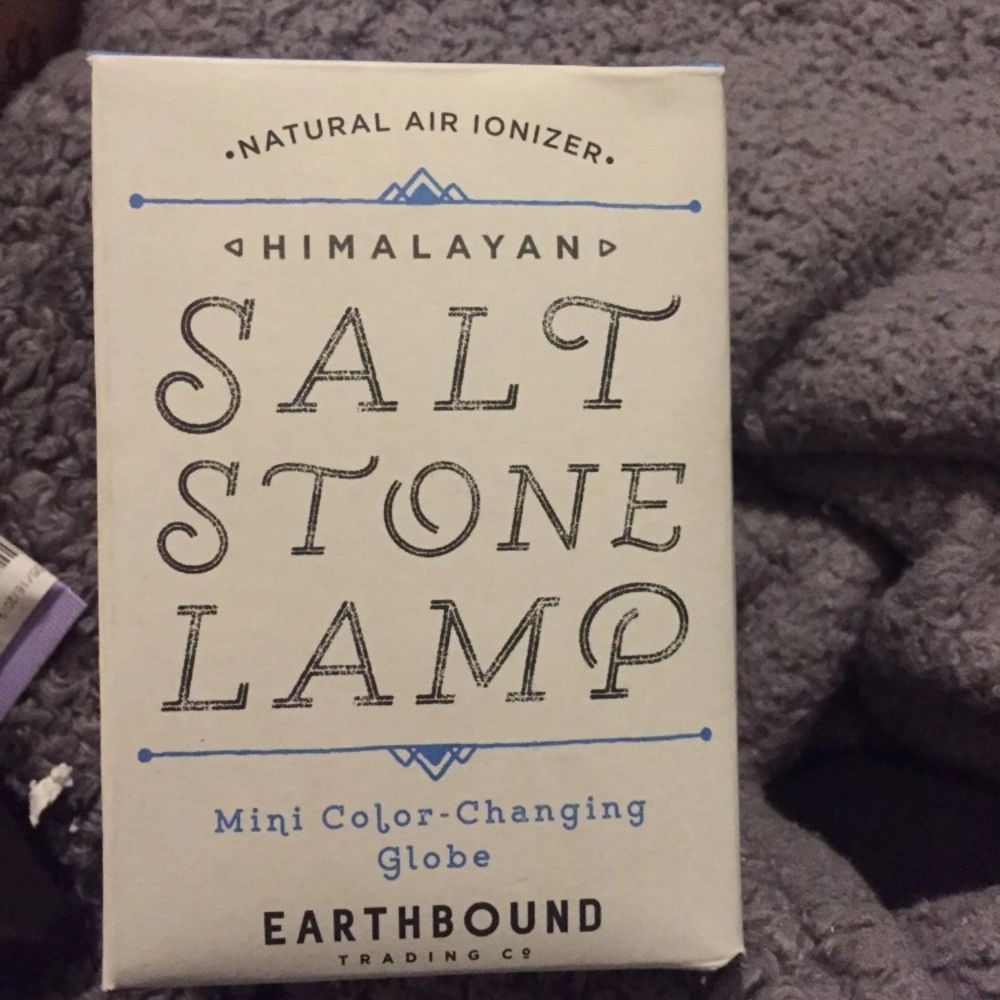 Himalayan stone salt lamp